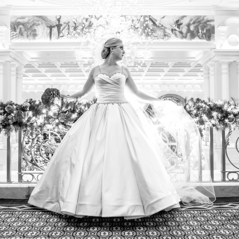 Pnina Tornai Ivory Wedding Dress Ballgown #4167 - Picture 4 of 8